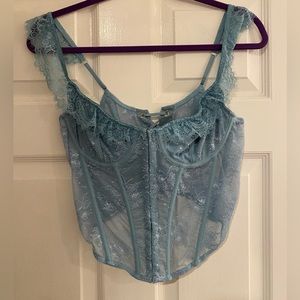 UO Fairy Corset Lace Top
